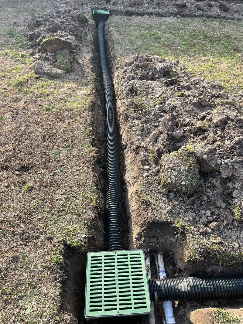 Drainage system install on a Northshore property