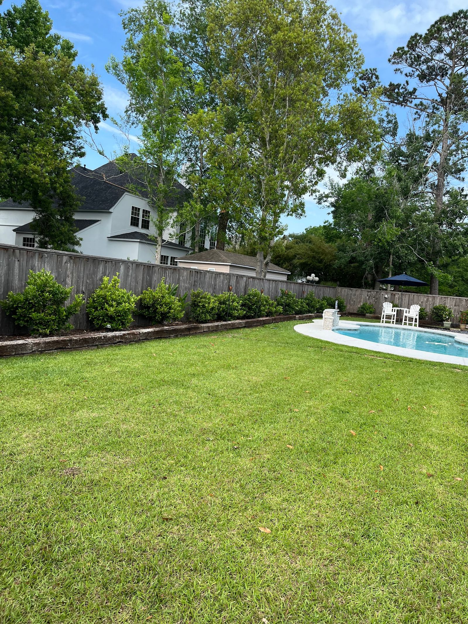 Drainage project on a Northshore property