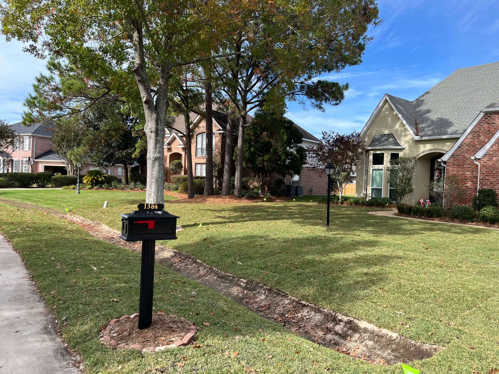 Seasonal maintenance on an established property